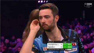 Humphries vs Searle 2022 Grand Slam of Darts group H [upl. by Adyeren]