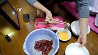 Korean Cooking with Sharla and Kelsey D [upl. by Lrae]