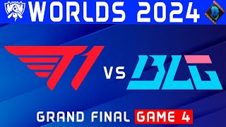 T1 vs BLG Highlights Game 4  Grand Final Worlds 2024  T1 vs Bilibili Gaming by Onivia [upl. by Nylzor]