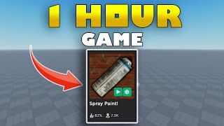 I Remade Roblox Spray Paint in ONE Hour [upl. by Uno29]