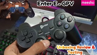 Enter gamepad Unboxing and details Review  Cheapest Gamepad [upl. by Odnomor]