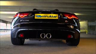 Jaguar FType V6S Active Exhaust On amp Off [upl. by Rot]