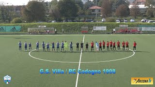 SPAZIO CODOGNO  GS VILLA  RC CODOGNO 3  2 CALCIO PROMOZIONE LOMB GIRONE E calciodilettanti [upl. by Eddina825]