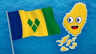 Saint Vincent amp the Grenadines  Geography amp Parishes  Countries of the World [upl. by Berti]