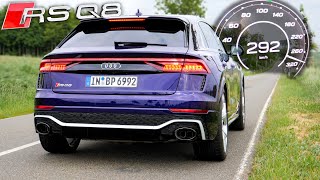 2023 Audi RSQ8 600hp  0292 kmh acceleration🏁  by Automann in 4K [upl. by Llertnek]