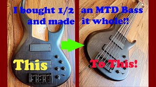 Michael Tobias Design Bass Neck Build [upl. by Wesa763]