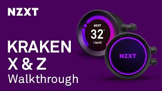 NZXT Kraken X amp Z AllInOne Liquid Cooler Walkthrough and Installation [upl. by Alidia]