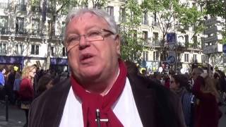 Gérard FILOCHE à la manifestattion du 1er mai 2017 [upl. by Wandie]