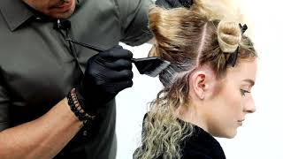 Bring Highlighted Hair Back To Life With This Root Smudge And Tone Tutorial [upl. by Isman548]