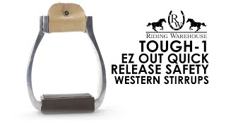 Tough1 EZ Out Quick Release Western Stirrups [upl. by Brenza367]