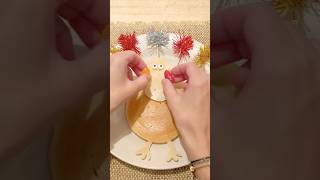 THANKSGIVING PANCAKES 🦃shorts asmrfood recipe pancakeart pancake turkey thanksgiving howto [upl. by Cynthla749]