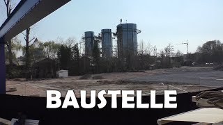 Themenbereich Kroatien amp Achterbahn Baustelle vom 19032022 im EUROPAPARK [upl. by Bowra]