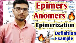 Anomers and epimersEpimerisationEpimers and Anomersepimers and anomers carbohydrateepimerization [upl. by Alilad]