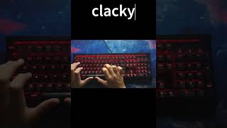 creamy vs smooth vs clacky vs membrane keyboard ASMR pradgarASMR asmr keyboard gamingkeyboard [upl. by Zelma]