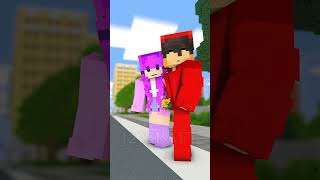 CAPTURED LOVE ZOEY IS INLOVE minecraft youtubeshorts animationshort youtube shortsvideo [upl. by Intyrb]