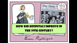 GCSE History How did hospitals improve in the 19th century [upl. by Acinot]