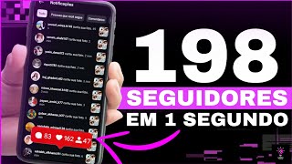 Como GANHAR SEGUIDORES GRÁTIS no INSTAGRAM Atualizado 2024 Novo APP Ganhe 198 seguidores por segundo [upl. by Feldt]