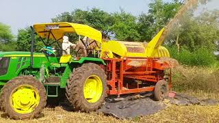 New john deere 5310 crdi tractor with vardhman thresher [upl. by Rosalia]