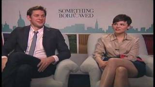 John Krasinski interview  SOMETHING BORROWED  Ginnifer Goodwin [upl. by Howund]