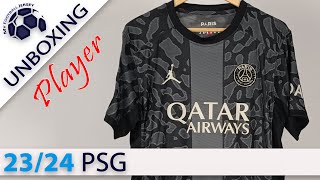 PSG Third Jersey 2324 Mbappé FC24Shop Player Version Unboxing Review [upl. by Nivloc762]