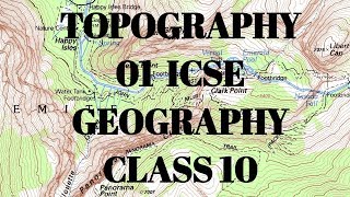 Topography class 10 ICSE Geography  scale  northings and eastings  direct distance [upl. by Ttessil]