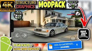 Insane GTA San Andreas Android Modpack NextLevel Graphics amp Gameplay Overhaul [upl. by Loris205]