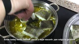 Receta de bacalao al pil pil por Josemi Olazabalaga de Aizian [upl. by Olihs661]