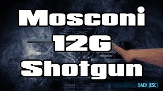 Payday 2 Weapon Demonstration Mosconi 12G Shotgun [upl. by Mallin]