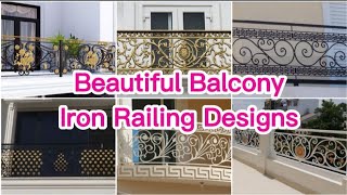 Beautiful Iron Balcony Railing Designs Discover Designs [upl. by Kcirrad372]