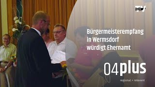 Bürgermeisterempfang in Wermsdorf würdigt Ehernamt [upl. by Serg594]