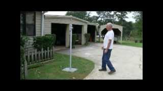 Installing a Telescoping Flag Pole [upl. by Tyree]