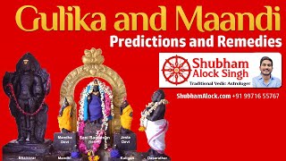 Gulika Mandi Predictions in the Twelve Houses Twelve Rashi and Conjunction with Planets  Remedies [upl. by Lull]