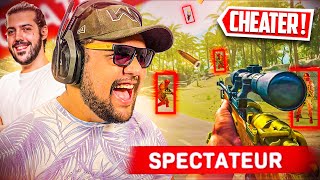 je SPEC un CHEATER en LOBBY DUO sur WARZONE ft NORBY  Spectateur de Lobbys 38 [upl. by Dnyletak]