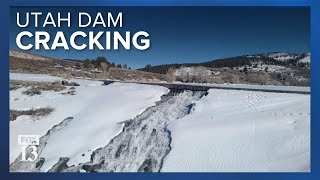 Emergency situation escalated as Panguitch Lake Dam cracks [upl. by Lramaj]