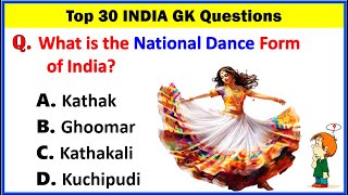 Top 30 INDIA Gk Question and Answer  Gk Questions and Answers  GK Quiz  Gk Question GK GS GK17 [upl. by Takashi532]