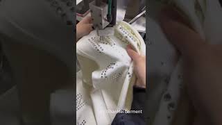 Making custom beading on clothesstreetwear men clothing factory [upl. by Bartie]