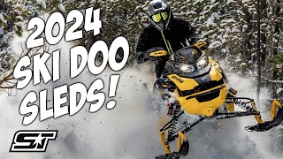 2024 Ski Doo Snowmobiles  So Much New Stuff [upl. by Archangel]