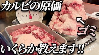 【必見‼】焼肉屋って儲かるの完全なる焼肉屋の裏側カルビの原価を教えます [upl. by Akessej151]