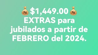 JUBILADOS Y PENSIONADOS DEL ISSSTE RECIBEN MÁS DINERO A PARTIR DE FEBRERO DEL 2024 [upl. by Dylan656]