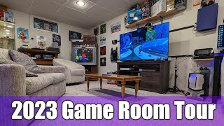 Game Room Tour 2023 My entire Video Game Collection [upl. by Mathias]