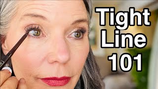 How to Tightline  SUPER EASY Technique and Best Products to LIFT and DEFINE your eyes Over 50 [upl. by Baptiste]