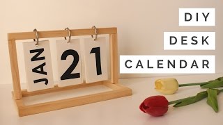 DIY  Desk Calendar [upl. by Amalburga]