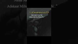 Nafsa nafsi ka dour jaunelia poetry poetrystatus hearttouching deeplines [upl. by Nibbor]