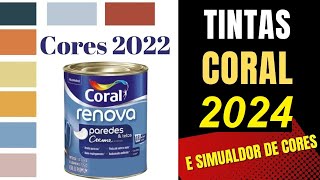 TINTA CORAL  VEJA O SIMULADOR DE CORES PARA COLOCAR A COR CERTA EM SUA CASA [upl. by Roos]