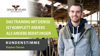 Das Training mit Denise ist komplett anders als andere Beratungen  Kundenstimme Stephan Tiessen [upl. by Kassey]