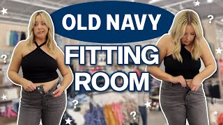 inside the fitting room at OLD NAVY is it still good in 2024 [upl. by Atteroc]