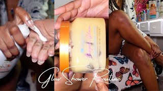 GLOW Shower Routine How to get that IT GIRL GLOWGlowing Skin [upl. by Esilrahc]