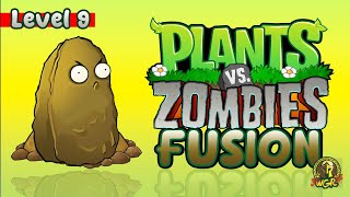 PVZ FUSION Level 9  Plants Vs Zombies Fusion Adventure Mode [upl. by Yemac]