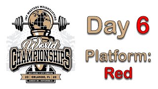 World Masters Weightlifting Championships  Day 6  Red Platform [upl. by Jannelle]