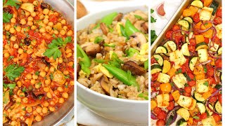 3 Healthy Vegetarian Dinner Recipes  Healthy Meal Plans 2020 [upl. by Nath535]